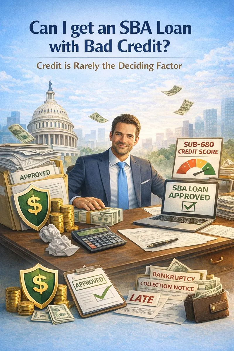 Can I Get an SBA Loan with Bad Credit?